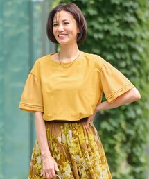 RADIATE OKIRAKU ラッフルスリーブ　Tシャツ　グラフィックTシャツ RADIATE OKIRAKU ラッフルスリーブ Tシャツ グラフィックTシャツ