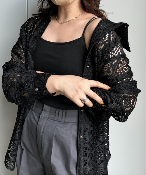 CPCM（シーピーシーエム）の「ダブルストラップカップ付きキャミ（キャミソール・レディース・ホワイト系その他/ベージュ/グリーン系その他2/ブラック・FREE）」の3枚目の写真