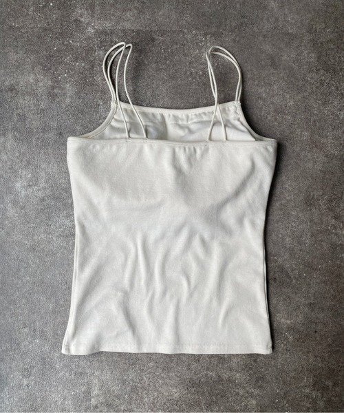 CPCM（シーピーシーエム）の「ダブルストラップカップ付きキャミ（キャミソール・レディース・ホワイト系その他/ベージュ/グリーン系その他2/ブラック・FREE）」の9枚目の写真