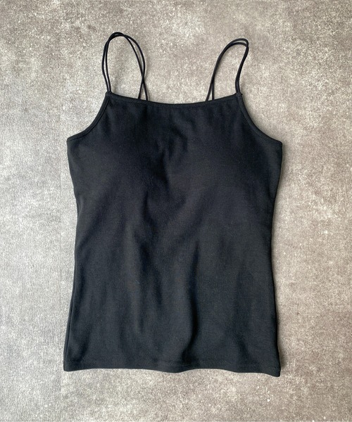 CPCM（シーピーシーエム）の「ダブルストラップカップ付きキャミ（キャミソール・レディース・ホワイト系その他/ベージュ/グリーン系その他2/ブラック・FREE）」の10枚目の写真