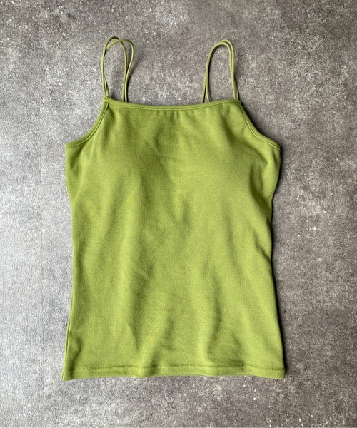 CPCM（シーピーシーエム）の「ダブルストラップカップ付きキャミ（キャミソール・レディース・ホワイト系その他/ベージュ/グリーン系その他2/ブラック・FREE）」の12枚目の写真