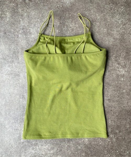 CPCM（シーピーシーエム）の「ダブルストラップカップ付きキャミ（キャミソール・レディース・ホワイト系その他/ベージュ/グリーン系その他2/ブラック・FREE）」の13枚目の写真