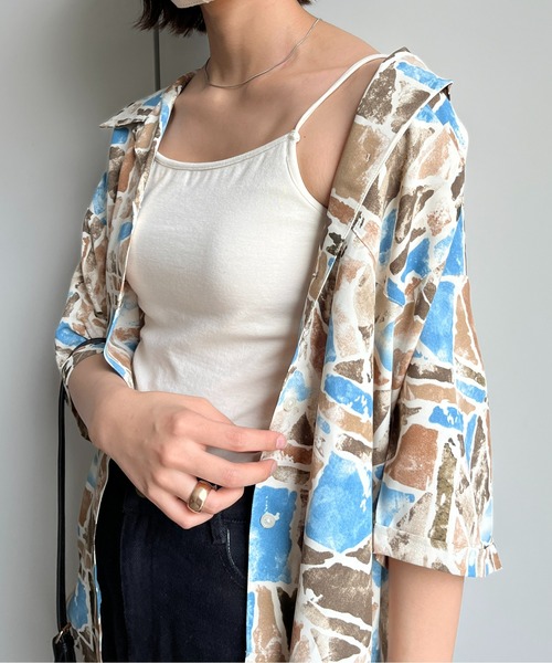 CPCM（シーピーシーエム）の「ダブルストラップカップ付きキャミ（キャミソール・レディース・ホワイト系その他/ベージュ/グリーン系その他2/ブラック・FREE）」の5枚目の写真