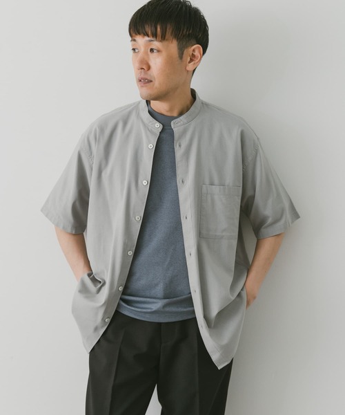 セール】『接触冷感』コンフォートバンドカラーショートスリーブ