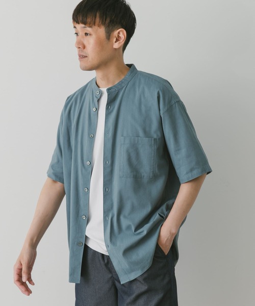 セール】『接触冷感』コンフォートバンドカラーショートスリーブ