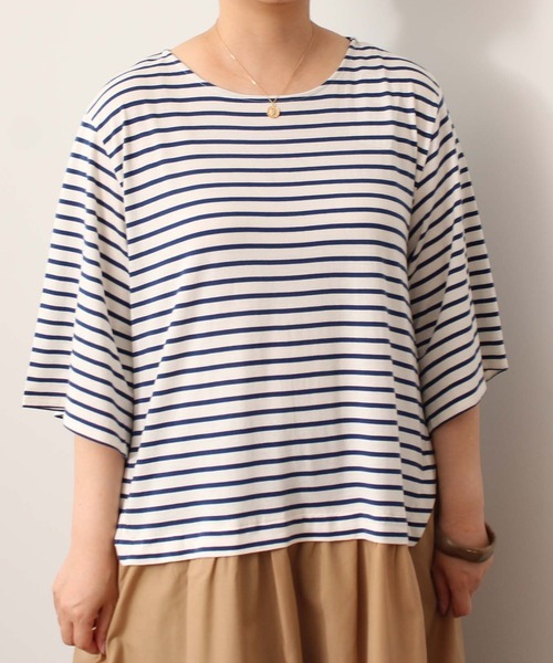 MB mint breeze(エムビーミントブリーズ)の「【LL~6L 大きいサイズ】【WEB・一部店舗限定】ドッキングワンピース(ワンピース・レディース・オフホワイト/ブラック/ネイビー/ブラウン・3L/4L/5L/LL/6L)」の10枚目の写真