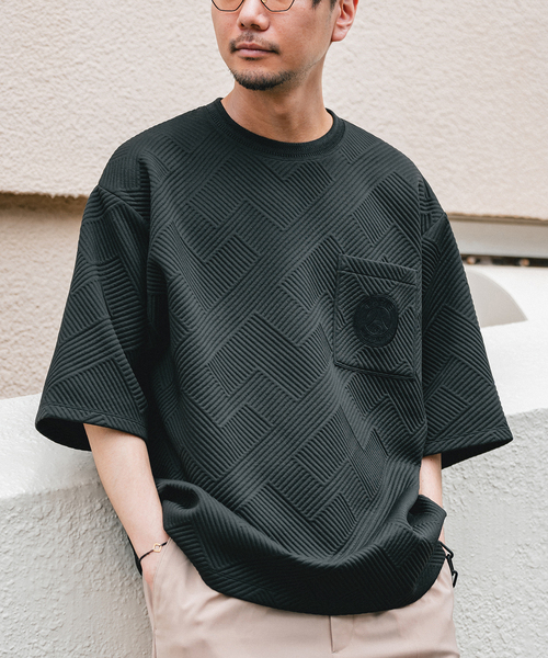 冬の感謝セール Paris Tシャツ（T Saint-Germain】3Dジオメトリックパターン ウェア