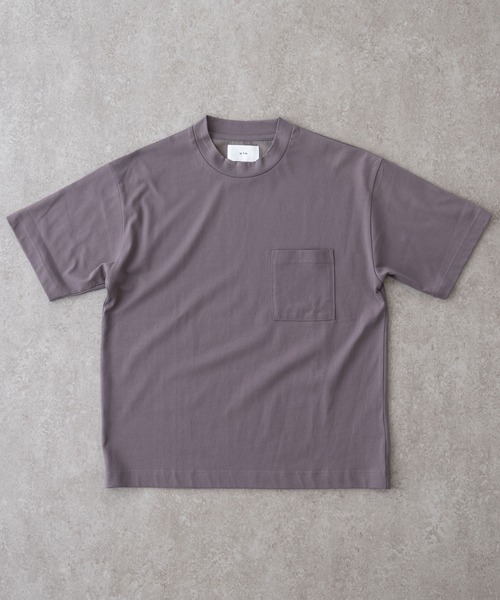 BRICK & SONS(ブリックアンドサンズ)の「ブレーティング クルーネック半袖Tシャツ(Tシャツ/カットソー・メンズ・グリーン/ホワイト/ダークオレンジ/チャコールグレー・S/M/L)」の3枚目の写真
