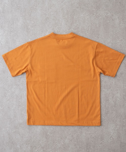 BRICK & SONS(ブリックアンドサンズ)の「ブレーティング クルーネック半袖Tシャツ(Tシャツ/カットソー・メンズ・グリーン/ホワイト/ダークオレンジ/チャコールグレー・S/M/L)」の14枚目の写真