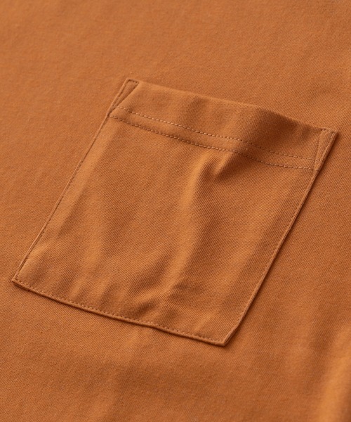 BRICK & SONS(ブリックアンドサンズ)の「ブレーティング クルーネック半袖Tシャツ(Tシャツ/カットソー・メンズ・グリーン/ホワイト/ダークオレンジ/チャコールグレー・S/M/L)」の15枚目の写真
