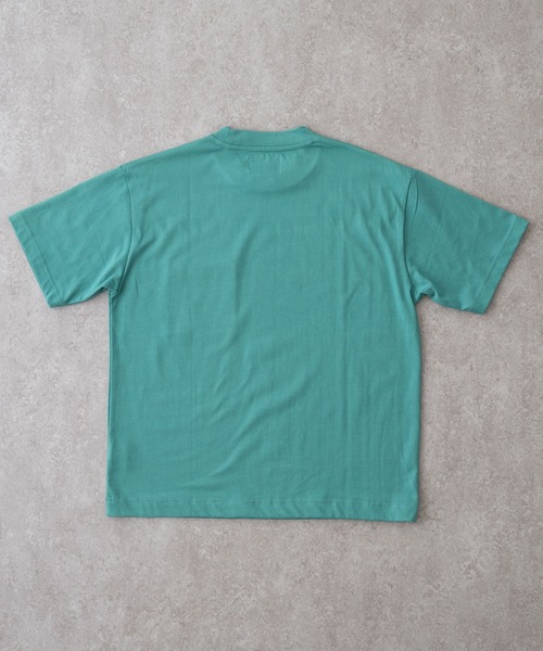 BRICK & SONS(ブリックアンドサンズ)の「ブレーティング クルーネック半袖Tシャツ(Tシャツ/カットソー・メンズ・グリーン/ホワイト/ダークオレンジ/チャコールグレー・S/M/L)」の11枚目の写真