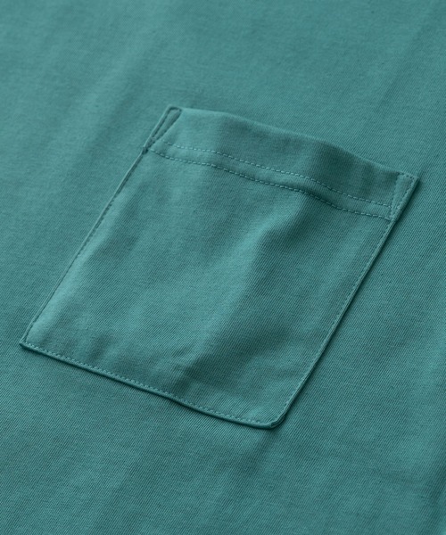 BRICK & SONS(ブリックアンドサンズ)の「ブレーティング クルーネック半袖Tシャツ(Tシャツ/カットソー・メンズ・グリーン/ホワイト/ダークオレンジ/チャコールグレー・S/M/L)」の12枚目の写真