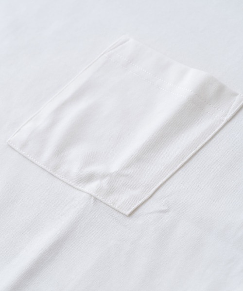 BRICK & SONS(ブリックアンドサンズ)の「ブレーティング クルーネック半袖Tシャツ(Tシャツ/カットソー・メンズ・グリーン/ホワイト/ダークオレンジ/チャコールグレー・S/M/L)」の6枚目の写真