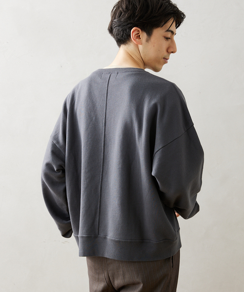 JOURNAL STANDARD relume（ジャーナルスタンダード　レリューム）の「CALIFORNIA UPCYCLE クロップドスウェット（スウェット・メンズ・ブラック系その他/ブラウン/ライトグレー・LARGE/MEDIUM）」の19枚目の写真