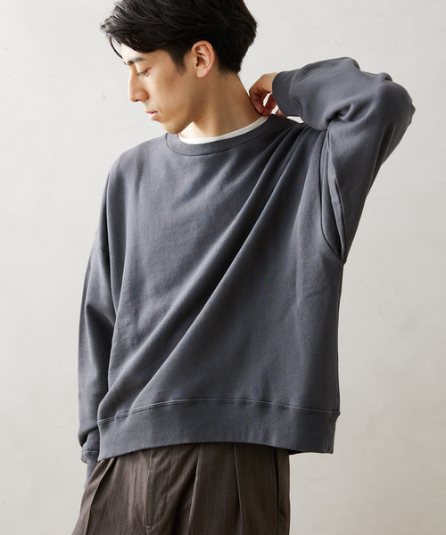 JOURNAL STANDARD relume（ジャーナルスタンダード　レリューム）の「CALIFORNIA UPCYCLE クロップドスウェット（スウェット・メンズ・ブラック系その他/ブラウン/ライトグレー・LARGE/MEDIUM）」の20枚目の写真