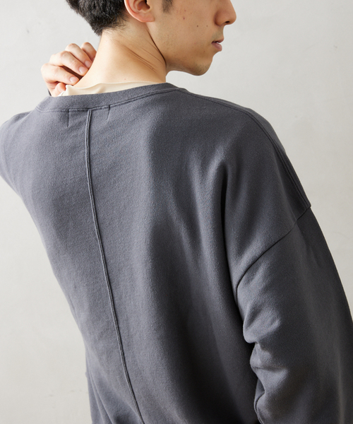 JOURNAL STANDARD relume（ジャーナルスタンダード　レリューム）の「CALIFORNIA UPCYCLE クロップドスウェット（スウェット・メンズ・ブラック系その他/ブラウン/ライトグレー・LARGE/MEDIUM）」の21枚目の写真