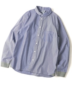 2WAYショールカラー長袖シャツ