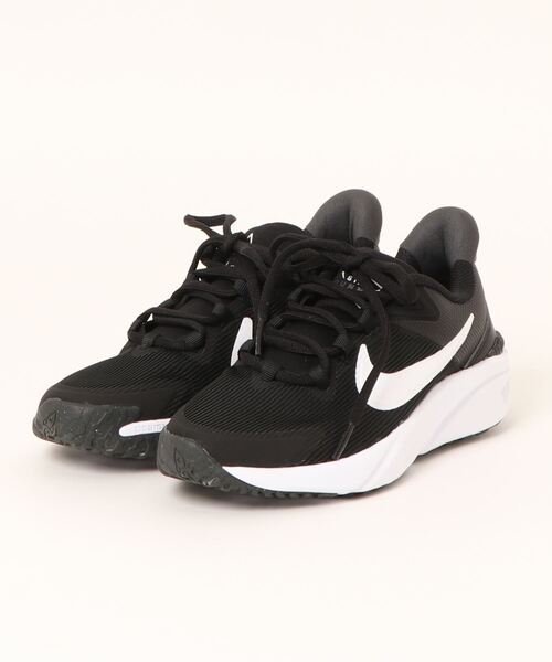NIKE ナイキ STAR RUNNER 4 NN GS キッズスニーカー(スターランナー4NNGS) DX7615 001 ブラック/ホワイト/アンスラサイト（スニーカー）｜NIKE（ナイキ）