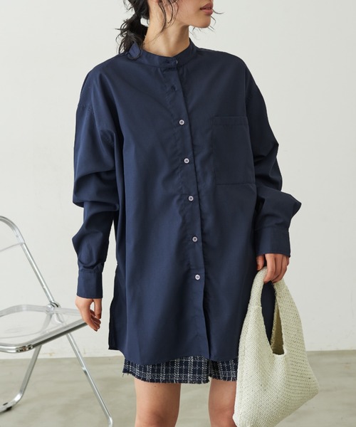 Aunt Marie's（アントマリーズ）の「オーバーサイズルーズバンドカラー