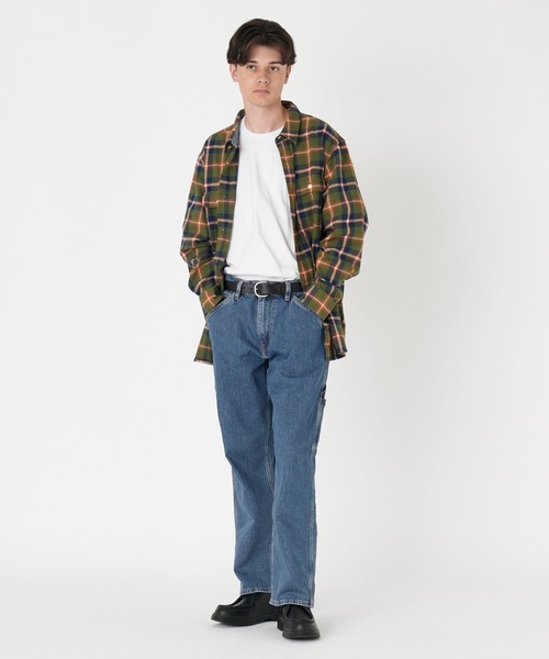Levi's(リーバイス)の「Levi's/リーバイス WORKWEAR CLASSIC IVAN PLAID MANDARIN RED(シャツ/ブラウス・メンズ・マルチ・S/M/L/XL)」の12枚目の写真