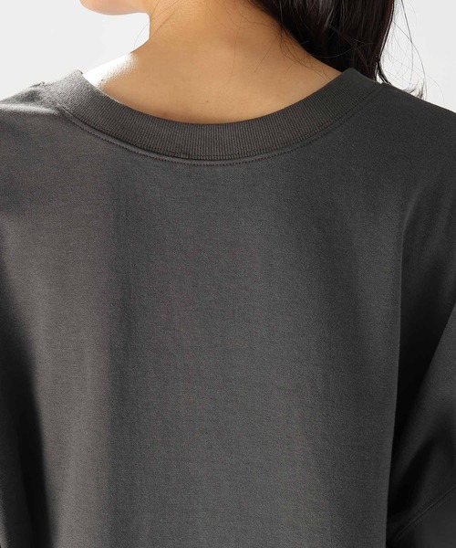 niko and...（ニコアンド）の「リメイク風ドッキングプルオーバー（スウェット・レディース・ライトグレー/オフホワイト/チャコール/グリーン・MEDIUM/LARGE）」の10枚目の写真