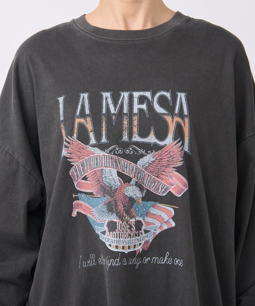 GOOD ROCK SPEED(グッドロックスピード)の「GOOD ROCK SPEED/BLACK EAGLE Tシャツ(Tシャツ/カットソー・レディース・ブラック・FREE)」の8枚目の写真