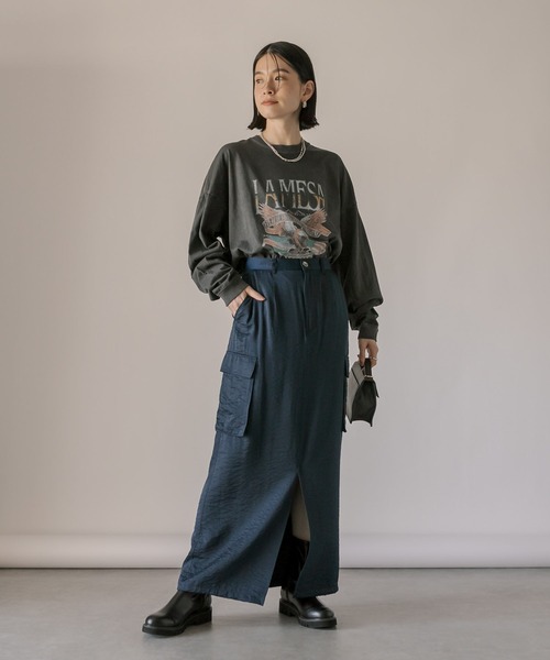 GOOD ROCK SPEED(グッドロックスピード)の「GOOD ROCK SPEED/BLACK EAGLE Tシャツ(Tシャツ/カットソー・レディース・ブラック・FREE)」の12枚目の写真