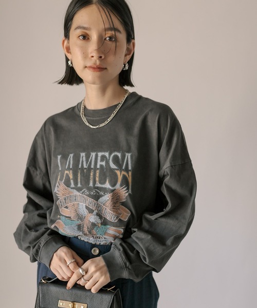 GOOD ROCK SPEED(グッドロックスピード)の「GOOD ROCK SPEED/BLACK EAGLE Tシャツ(Tシャツ/カットソー・レディース・ブラック・FREE)」の17枚目の写真