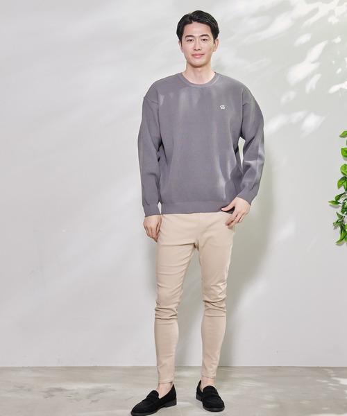 Arnold Palmer(アーノルドパーマー)の「シェア ポリワッフル ニット プルオーバー(ニット/セーター・レディース・グレー/レッド/アイボリー/ブラック・M/XS/L/S/LL)」の8枚目の写真