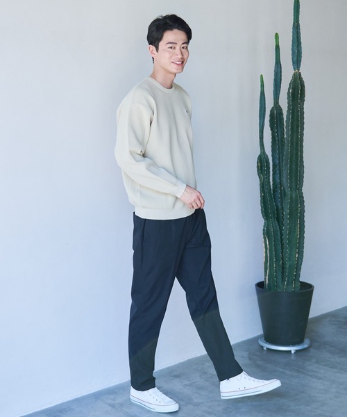 Arnold Palmer(アーノルドパーマー)の「シェア ポリワッフル ニット プルオーバー(ニット/セーター・レディース・グレー/レッド/アイボリー/ブラック・M/XS/L/S/LL)」の15枚目の写真