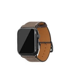 BONAVENTURA（ボナベンチュラ）の「シュリンク Apple Watch レザーバンド【44mm 45mm 46mm 49mm"," M Lサイズ】 (アダプター:ブラック)（デジタル腕時計）」