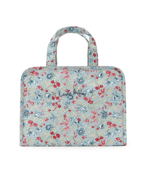 LAURA ASHLEY(ローラアシュレイ)の「ロサ サンクタ柄 スパ バッグ(トートバッグ・レディース・ブルー系5/ホワイト系1/ピンク系5・00)」の4枚目の写真