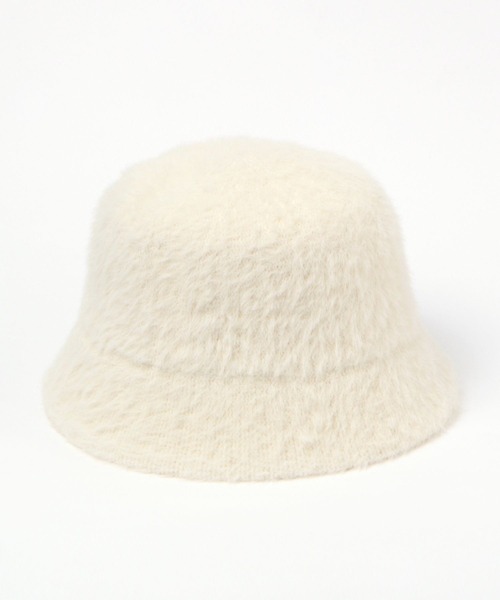 BAYFLOW（ベイフロー）の「シャギーバケットハット（ハット・レディース・オフホワイト/ブラック/ブルー・FREE）」の5枚目の写真