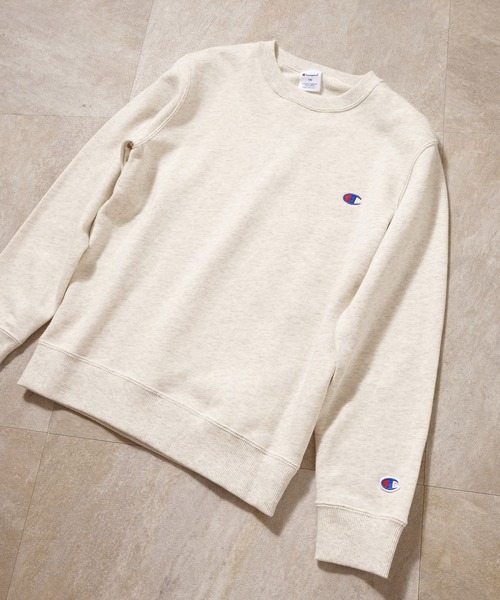 Champion（チャンピオン）の「【Champion】CK-Y001 CREW NECK SWEATSHIRT / コットンUSA クルーネックスウェット キッズ用（スウェット・キッズ・グレー/ブラック/ネイビー/オートミール・140cm/120cm/100cm/130cm/150cm/160cm）」の3枚目の写真