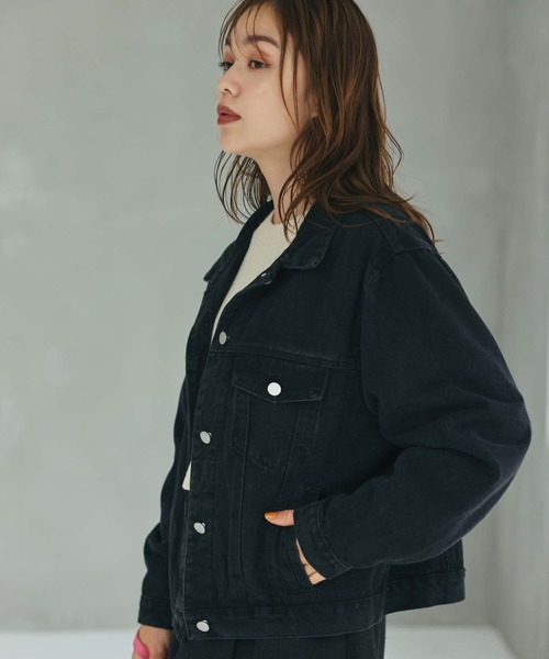 【美品】リンカブル☆デニムオーバージャケット notch.｜オーバーサイズデニムジャケット | Rakuten Fashion