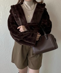 【apres jour clair】ショートフェイクファーコート【ZOZOTOWN限定アイテム】