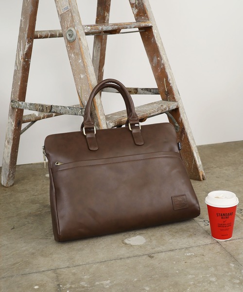 ROOPTOKYO（ループトウキョウ）の「【REGiSTA/レジスタ】ビジネスバッグ ブリーフケース（ビジネスバッグ・メンズ・ネイビー/グレー/ダークブラウン系2/ダークブラウン系1/ブラック系3/キャメル/ブラック系2/ブラック系1・FREE）」の6枚目の写真