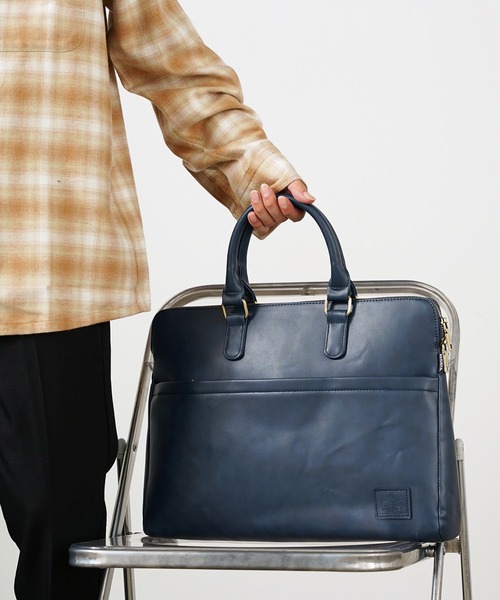 ROOPTOKYO（ループトウキョウ）の「【REGiSTA/レジスタ】ビジネスバッグ ブリーフケース（ビジネスバッグ・メンズ・ネイビー/グレー/ダークブラウン系2/ダークブラウン系1/ブラック系3/キャメル/ブラック系2/ブラック系1・FREE）」の8枚目の写真