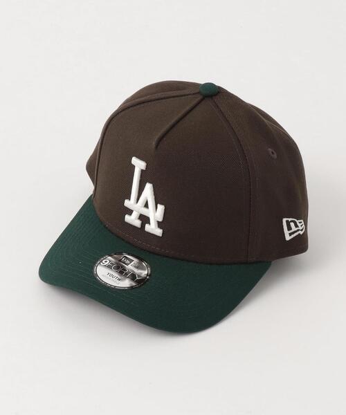 NEW ERA（ニューエラ）の「＜NEW ERA＞ YOUTH 9FORTY キャップ / 帽子（キャップ・キッズ・ダークブラウン/ダークグリーン・FREE）」の2枚目の写真
