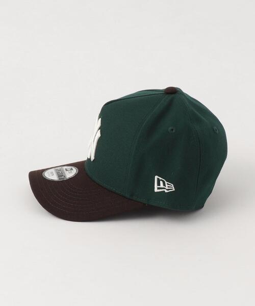 NEW ERA（ニューエラ）の「＜NEW ERA＞ YOUTH 9FORTY キャップ / 帽子（キャップ・キッズ・ダークブラウン/ダークグリーン・FREE）」の4枚目の写真