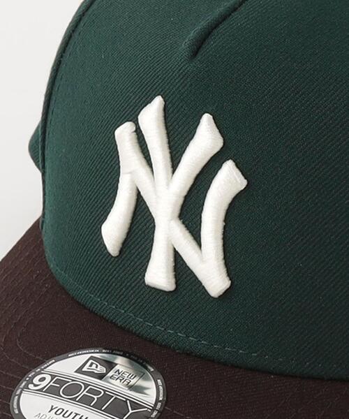 NEW ERA（ニューエラ）の「＜NEW ERA＞ YOUTH 9FORTY キャップ / 帽子（キャップ・キッズ・ダークブラウン/ダークグリーン・FREE）」の8枚目の写真