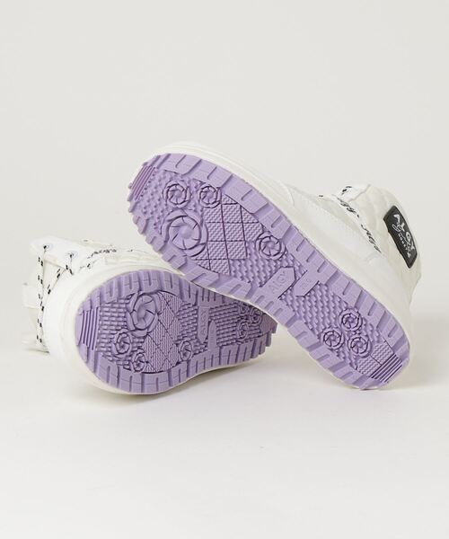 algy（アルジー）の「ALGY アルジー キッズ ショートブーツ 6006（ブーツ・キッズ・ブラック/ホワイト・23.0cm/21.0cm/20.0cm/24.0cm/22.0cm）」の4枚目の写真