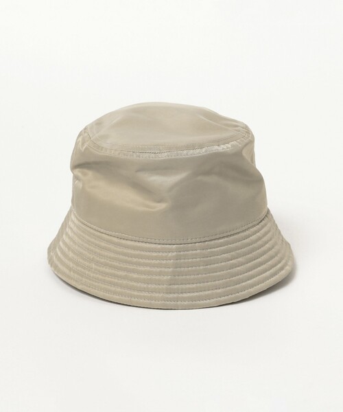 BEAMS（ビームス）の「BEAMS / ナイロン バケットハット（ハット・メンズ・ベージュ/ネイビー/ブラック・ONE SIZE）」の7枚目の写真