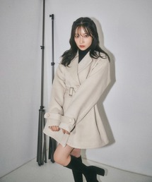 ANDGEEBEE | フレアミニコート(ダウンジャケット/コート)