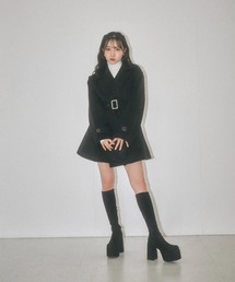 ANDGEEBEE | フレアミニコート(ダウンジャケット/コート)