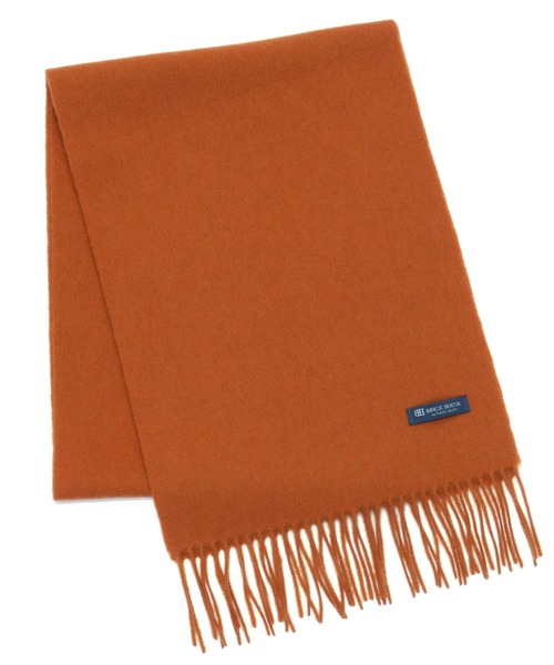 TOKYO SHIRTS（トウキョウシャツ）の「カシミヤ混 ベーシックマフラー（マフラー・メンズ・ダークブラウン/ライトブラウン/ターコイズブルー/ブラック/ネイビー・FREE）」の3枚目の写真