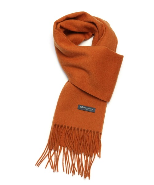 TOKYO SHIRTS（トウキョウシャツ）の「カシミヤ混 ベーシックマフラー（マフラー・メンズ・ダークブラウン/ライトブラウン/ターコイズブルー/ブラック/ネイビー・FREE）」の15枚目の写真