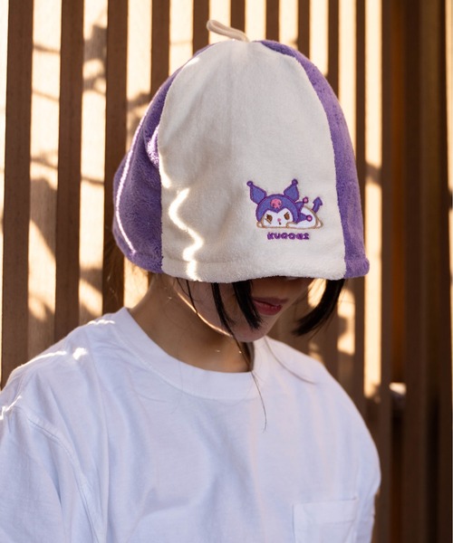 sanrio(サンリオ)の「【 sanrio / サンリオ 】 サウナハット BSHT1 saunaHAT SKE(ハット・レディース・パープル/ブルー/グリーン・FREE)」の1枚目の写真