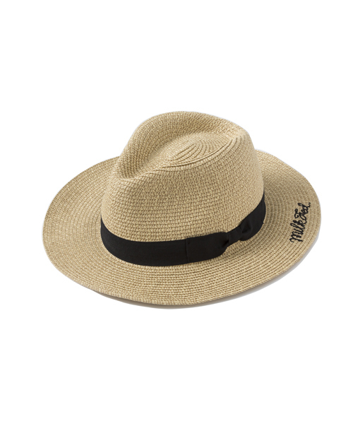MILKFED.(ミルクフェド)の「RIBBON PAPER HAT 2(ハット・レディース・ベージュ・ONE SIZE)」の1枚目の写真