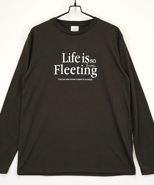 GGD SELECT(ジージーディー セレクト)の「ロゴプリント ロングスリーブTシャツ(Tシャツ/カットソー・メンズ・ブラック/スミクロ/ネイビー系1/ブラック系その他3/ブラック系その他4/ブラック系その他5/ホワイト系その他/ブラック系その他2/ネイビー/グレー系その他2/ブラック系その他/ホワイト系その他2/ホワイト系その他4/サックスブルー/ラベンダー/パープル系その他/ホワイト系その他3/ブラック系その他6/グレー系その他/ホワイト/ブルー系その他/ミント/グリーン系その他/ブルー系その他2・LL/L/M)」の8枚目の写真